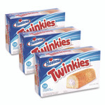 Hostess Twinkies, Vanilla, 1.36 oz Individually Wrapped, 10/Pack, 3 Packs/Carton View Product Image