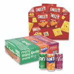 Coca-Cola Soda Mini Variety and Cheez-It Combo Pack, (30) 7.5 oz Cans Assorted Flavors, (45) 1.5 oz Pouch Original Cheez-It/Bundle View Product Image