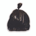 Heritage Linear Low-Density Can Liners, 60 gal, 2.5 mil, 38" x 58", Black, Flat Pack, 50/Carton Product Image