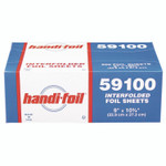 HFA Interfolded Foil Sheets, 55 Gauge, 9 x 10.75, 500/Box, 6 Boxes/Carton View Product Image