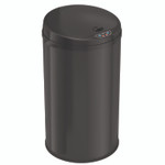 HLS Commercial Sensor Trash Can, 8 gal, Plastic/Stainless Steel, Black View Product Image