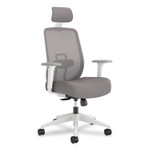 HON Altern Mesh Mid-Back Task Chair, 17.95 to 21.1 Seat Height, Gray Seat, Gray/White Back, White Base View Product Image