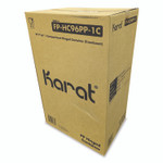 Karat Polypropylene Plastic Hinged Container, 6 x 9 x 2.97, Clear, Plastic, 125/Pack, 2 Packs/Carton View Product Image