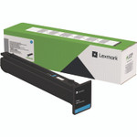 Lexmark 77L1HC0 High-Yield Toner, 46,900 Page-Yield, Cyan View Product Image