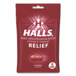 HALLS Relief Menthol Cough Suppressant - Oral Anesthetic, Cherry, 30/Pack View Product Image