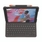 Logitech Slim Folio Plastic Keyboard Case for iPad 7th, 8th Generation, Graphite View Product Image