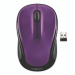 Logitech M325S Wireless Mouse, 2.4 GHz Frequency, 32.8 ft Wireless Range, Left/Right Hand Use, Violet View Product Image