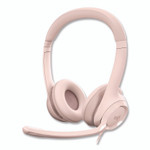 Logitech H390 Binaural Over The Head Headset, Rose View Product Image