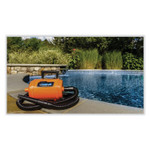 MetroVac MagicAir Deluxe Electric Inflator/Deflator, 130 cu ft/min, 3.25 psi, 4 hp Motor, 110-120 V AC View Product Image