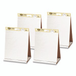 Post-it Easel Pads Super Sticky Original Tabletop Easel Pad with Self-Stick Sheets, Unruled, 20 x 23, White, 20 Sheets, 4/Pack View Product Image