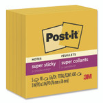 Post-it Notes Super Sticky Super Sticky Note Pads in Playful Primary Colors, 3 x 3, Sunnyside, 90 Sheets/Pad, 5 Pads/Pack Product Image