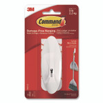 Command Large Wire Hook, Metal/Plastic, White, Supports 5 lbs View Product Image