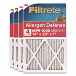 Filtrete Allergen Defense Air Filter, 12 x 20, 4/Carton View Product Image