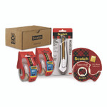 Scotch Shipping Variety Pack, (2) Rolls Heavy Duty Shipping Tape, (1) Roll Super-Hold Tape, (1) Precision Cutter View Product Image