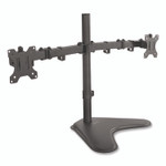 MOUNT-IT! Dual Monitor Desk Stand, For 19" to 32" Monitors, 36.4" x 11" x 18.3", Black, Supports 17.6 lb View Product Image