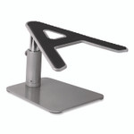 MOUNT-IT! Adjustable Height Laptop Riser, 10" x 10.5" Platform, Silver/Black, Supports Up to 33 lbs View Product Image