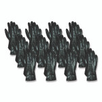 MCR Safety Single Dipped PVC Gloves, Smooth, Interlock Lined, 18" Long, Large, Black, 12 Pair View Product Image