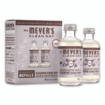 Mrs. Meyer's Clean Day Concentrated Foaming Hand Soap Dispenser Refill, Lavender, 2 oz Bottle, 2/Pack Product Image