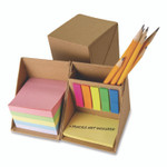 Officemate Desk Supply Organizer, 3 Compartments, 3.5 x 3.5 x 3.5, Brown, Paper View Product Image