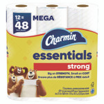Charmin Essentials Strong Bathroom Tissue, Septic Safe, 1-Ply, White, 429/Roll, 12 Rolls/Pack, 4 Packs/Carton Product Image