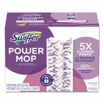 Swiffer PowerMop Mopping Pads, 15.4 x 5.3, White/Purple, 8/Pack Product Image
