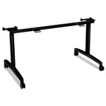 HON Huddle Flip-Top Base for 24" Deep Table Tops, 51.63w x 23.5d x 28.38h, Charcoal View Product Image