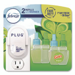 Febreze PLUG Air Freshener Warmer Starter Kit, Clear/White, with (2) Gain Original Refills Product Image