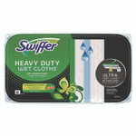 Swiffer Heavy-Duty Wet Refill Cloths, 8 x 10, Gain Original Scent, White, 10 Cloths/Tub Product Image
