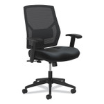 HON Crio High-Back Task Chair, Supports Up to 250 lb, 18" to 22" Seat Height, Black (BSXVL581SB11T) View Product Image
