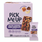 Pick Me Up Provisions Nut Bars, Salted Caramel Dark Chocolate, 0.7 oz Bar, 20/Box View Product Image