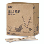 Perk Wood Stirrer, 5.5", 1,000/Pack Product Image