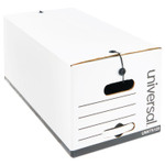 Universal Economical Easy Assembly Storage Files, Letter Files, White, 12/Carton (UNV75120) View Product Image