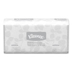 Kleenex Premiere Folded Towels, 1-Ply, 7.8 x 12.4, White, 120/Pack, 25 Packs/Carton (KCC13253) View Product Image