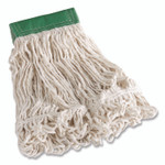 Rubbermaid Commercial Super Stitch Blend Mop Head, Cotton/Synthetic, Medium, White Product Image