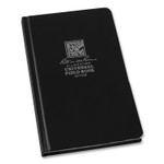 Rite in the Rain All-Weather Wire-O Notebook, 1-Subject, Universal: Narrow Rule and Quadrille Rule, Black Cover, (80) 7.25 x 4.38 Sheets View Product Image