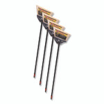 O-Cedar Commercial MaxiPlus Professional Angle Broom, 51" Handle, Black, 4/Carton View Product Image