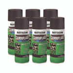 Rust-Oleum Camouflage Spray Paint, Flat Earth Brown, 12 oz Aerosol Can, 6/Carton View Product Image