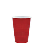 Dart SOLO Party Plastic Cold Drink Cups, 16 oz, Red, 24/Pack, 25 Packs/Carton View Product Image