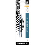 Zebra Pen G-301 JK Gel Stainless Steel Pen Refill - 0.70 mm , Medium Point - Black Ink - Acid-free Product Image 