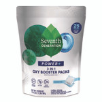 Seventh Generation Power+ 3-in-1 Oxy Booster Packs, Fragrance Free, 17.6 oz, 25 Tabs/Pack, 6 Packs/Carton View Product Image