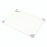San Jamar Saf-T-Grip Cutting Board, Plastic, 24 x 18 x 0.5, White Product Image