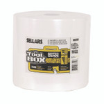 Sellars TOOLBOX WaterWeave T600 Wipers, 1-Ply, 11.8 x 12.8, White, 1,100 Sheets/Roll View Product Image