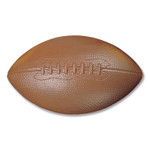 Champion Sports Coated Foam Sport Ball, For Football, Playground Size, Brown View Product Image
