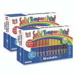 TPG Creations Kwik Stix Tempera Paint Set, 8 Assorted Colors, 96 Paint Sticks/Pack, 2 Packs/Carton View Product Image