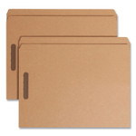 Smead Kraft Fastener Folders, 0.75" Expansion, 2 Fasteners, Letter Size, Kraft Exterior, 50/Box View Product Image