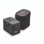 Verbatim UTA-05 Gan III Universal Travel Adapter, (2) USB-A/(2) USB-C/Quick Charge 4+ View Product Image