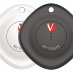 Verbatim My Finder Bluetooth Tracker for Apple iOS, Black/White, 2/Pack View Product Image