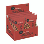 Wonderful No Shells, Chili Roasted Pistachios, 2.25 oz Packet, 8 Packets/Box, 3 Boxes/Carton View Product Image