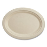 World Centric Fiber Plates, Paper, 9.9 x 12, Natural, 500/Carton View Product Image