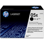 HP 05X (CE505X) Original High Yield Laser Toner Cartridge - Single Pack - Black - 1 Each Product Image 
